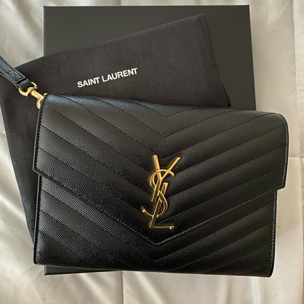 AUTHENTIC YSL wristlet